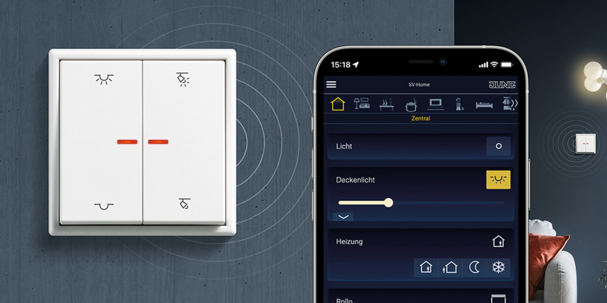 KNX RF Taster bei Dreis Elektrotechnik in Frankfurt am Main